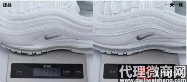 Air Max 97白子彈全方位真假對比